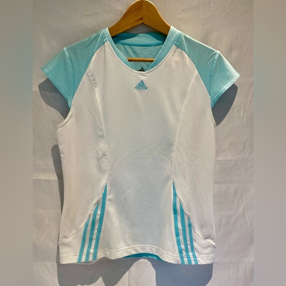 Adidas Cap-Sleeve Tennis Top, size L - Picture 1 of 7
